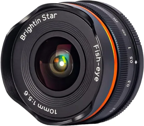 Vista 10 de Brightin Star 7.5mm F2.8 III Lente Ultra Gran Angular Fisheye para Montura Nikon Z Cámaras Sin Espejo, Lente Manual de Enfoque Fijo APS-C Compatible