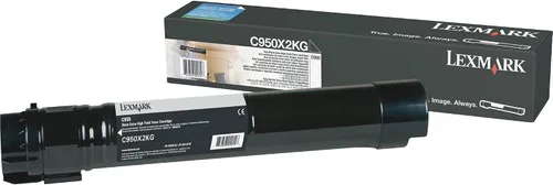 Vista 7 de Lexmark C950X2YG Cartucho de tóner amarillo extra alto rendimiento
