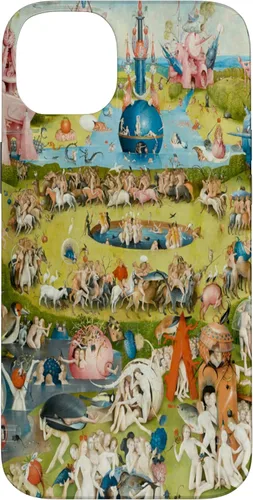 Vista 15 de Hieronymus Bosch - Carcasa para iPhone 17, diseño de jardín de las delicias terrenales