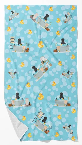 Vista 17 de Caroline's Treasures WDK5738BTLG Airedale - Toalla de baño grande para bañera