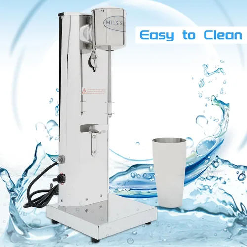 Vista 5 de Mezclador de leche de 110 V, 180 W, 22.0 fl oz, mezclador de soporte, mezclador de cóctel, mezclador de bebidas eléctricas, 18000RMP, máquina