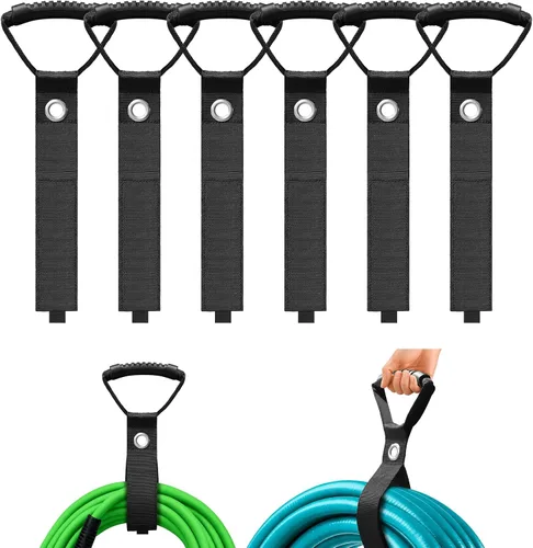Vista 11 de Swingers Extension Cord Holder, 17" Heavy-Duty Storage Straps with 6 Pack