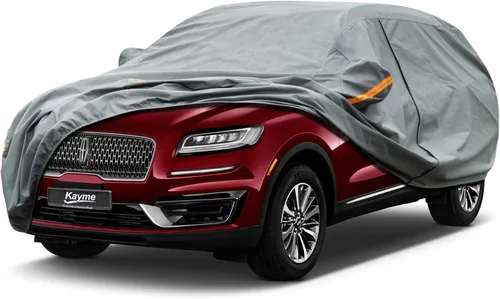 Vista 111 de Kayme Funda de Coche de Servicio Pesado Impermeable para Todo Tipo de Clima, Ajuste Personalizado para Tesla Model S, Cubierta Exterior Completa