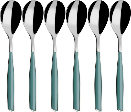 Vista 6 de BUGATTI - Juego de cubiertos 6 piezas. Teaspoon caff"Glamour" AZZURCON SCATOLA