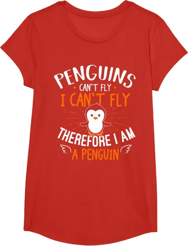 Vista 66 de Penguins Can't Fly Shirt - Camiseta de regalo para amantes de los pingüinos, Azul Azul Marino