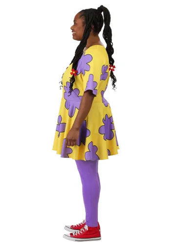 Vista 4 de Disfraz de Susie de Rugrats de Nickelodeon Talla Plus para Mujer Multicolor