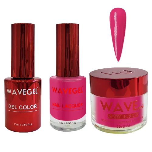Vista 41 de WAVEGEL - Juego de gel de remojo, laca de uñas y polvo acrílico y polvo de inmersión a juego - Colección Queen - #001 Negro sedoso