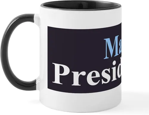 Vista 24 de CafePress MR. PRESIDENT - Taza de café de cerámica (11.0 fl oz)