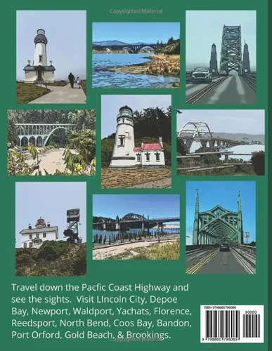 Vista 2 de Oregon Coast Coloring Book The Central & Southern Coast
