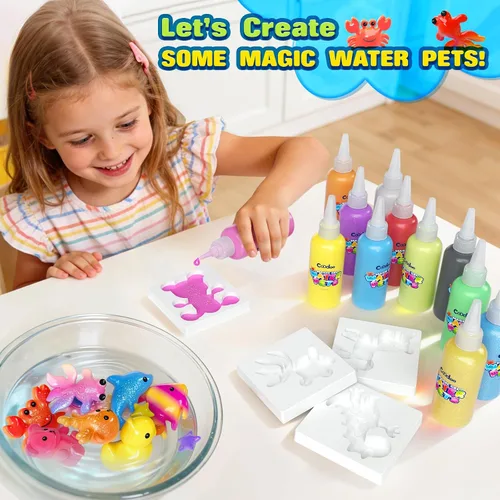 Vista 10 de Kits de manualidades mágicos de elfo de agua - Juguetes para hacer blanda