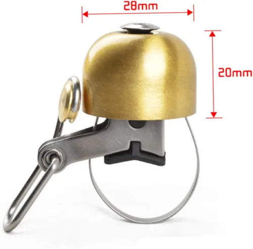 Vista 3 de KOMBIUDA Airhorn Mini Accesorios Niños Bicicleta Eléctrica Manillar Campana Sonido Fuerte Bicicleta Anillo Niñas Bicicleta Bell Acero Inoxidable