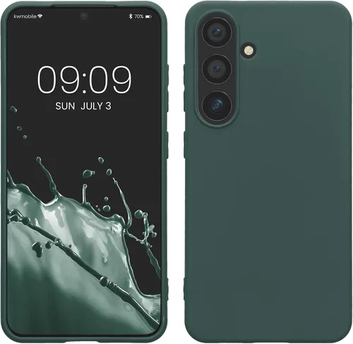 Vista 13 de kwmobile Funda compatible con Samsung Galaxy S23 - Funda protectora de silicona TPU suave y delgada - Piedra antigua