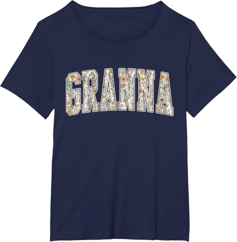 Vista 18 de Granna - Camiseta retro para el día de la madre Negro