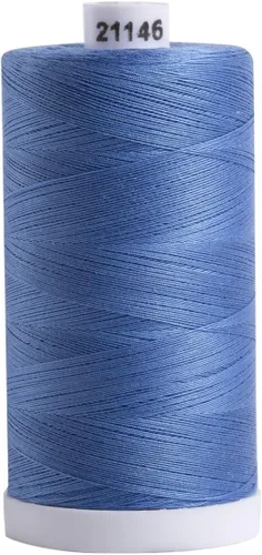 Vista 10 de Connecting Threads Hilo de coser 100% algodón, carrete de 1200 yardas (azul almirante)