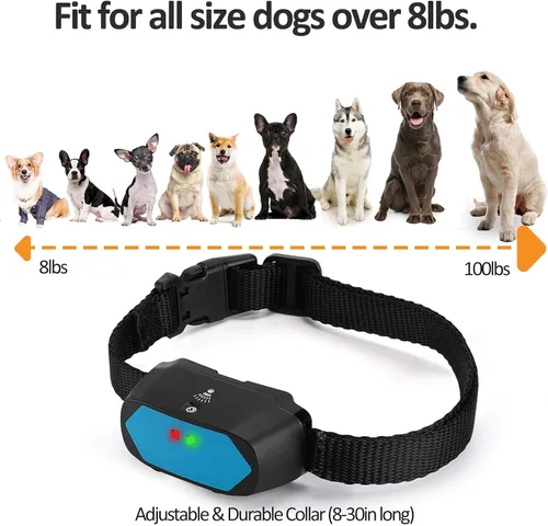 Vista 6 de Collar de entrenamiento para perros de citronela con control remoto. No puede funcionar automáticamente, 3 modos de pulverización/vibración/pitido
