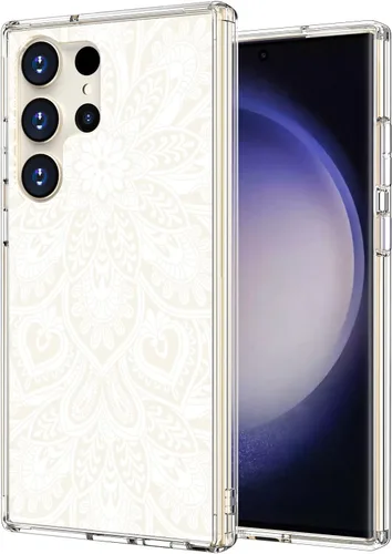 Vista 8 de ICEDIO Funda protectora duradera para Samsung Galaxy S23 Plus, ajuste delgado, transparente, con diseños de moda para niñas y mujeres, funda
