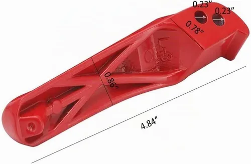 Vista 4 de Chikia Kit de Estriberas Rojas para Mini Bicicleta Compatible con Coleman CT200U CT200U-EX BT200X Trail 200 Axis M200 CT100u Trail CC100X 100CC