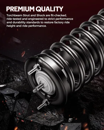 Vista 6 de Torchbeam Puntales delanteros de repuesto para Toyota 4Runner 2003-2023, Toyota Tacoma 2005-2015, Toyota FJ Cruiser 2007-2014 171371L/171371R, 2