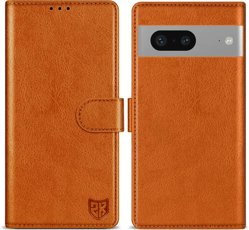 Vista 13 de ZZXX Funda tipo cartera para Google Pixel 7 con bloqueo RFID, ranura para tarjetas, función atril, cierre magnético, funda protectora de cuero