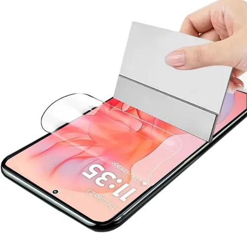 Vista 8 de Paquete de 2 protectores de pantalla de hidrogel ultrafinos para Google Pixel 10 Pro Fold, película protectora transparente de TPU flexible