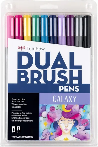 Vista 13 de Tombow Marcadores artísticos de doble pincel (paquete de 10, celebración)