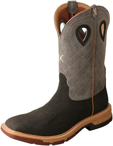 Vista 9 de Twisted X Mens 12" Pull On Soft Toe Western Work Boot