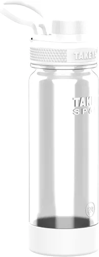 Vista 15 de Takeya Tritan - Botella de agua deportiva con tapa de boquilla - Sin BPA y apta para lavavajillas - Botella reutilizable con asa de tapa - Botella