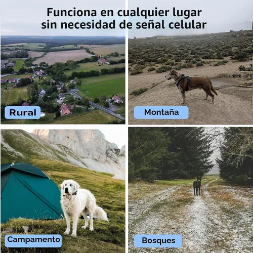Vista 6 de Aorkuler Rastreador GPS para perros – Sin teléfono, sin señal, sin suscripción Dirección en tiempo real y distancia de hasta 3.5 millas Diseñado