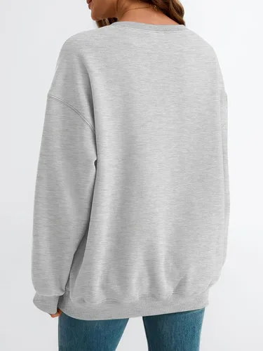 Vista 49 de EFAN Sudaderas de gran tamaño con cuello redondo Y2K para mujer, sudaderas con capucha para otoño, moda 2025, ropa para adolescentes y niñas, lindo