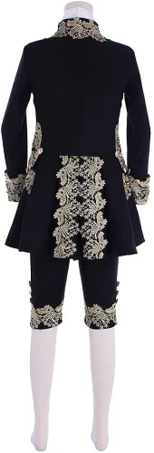 Vista 5 de Disfraz victoriano para hombre traje de rococó chaleco de príncipe para cosplay de Halloween