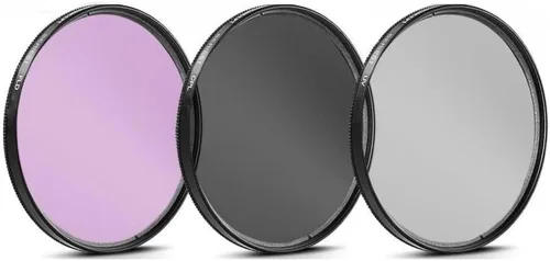 Vista 2 de Kit de filtros de 3 piezas de 1.693 in (UV-CPL-FLD) para Canon RF 1.969 in F1.8 STM, RF 0.630 in F2.8 STM, EF-M 0.866 in f2 STM, lente Fujifilm XF