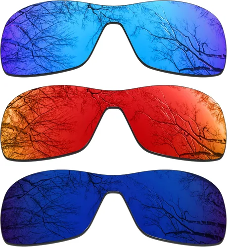 Vista 15 de ToughAsNails 3 pares de lentes polarizadas de repuesto para Oakley Antix Pack