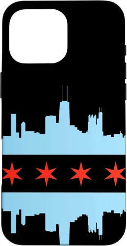 Vista 19 de Chicago Flag Skyline City of Chicago Pride Case for iPhone 17