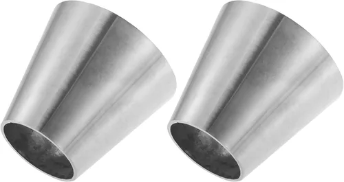 Vista 15 de X AUTOHAUX - Tubo de escape con mandril para coche, codo doblado, tubo de acero inoxidable 304, reductor concéntrico de 2.5" DE a 3" DE, 2 piezas