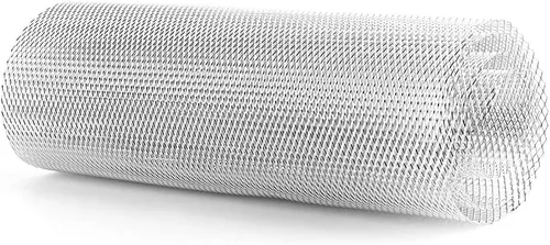 Vista 5 de 3x6mm Aluminum Car Grille Mesh, Rhombic Sheet for Universal