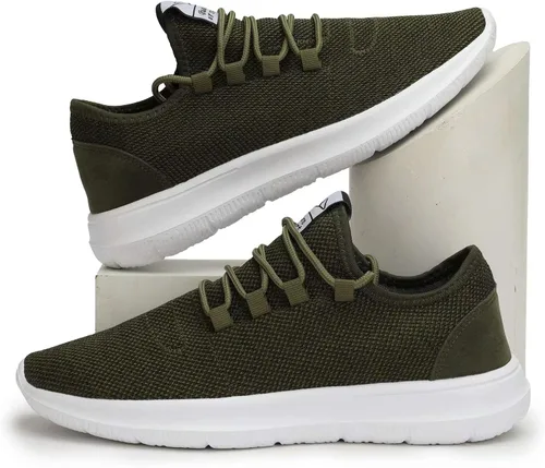 Vista 5 de KEEZMZ - Zapatos deportivos modernos y transpirables para hombres, zapatos ligeros para correr de malla, con una suela suave, estilo casual