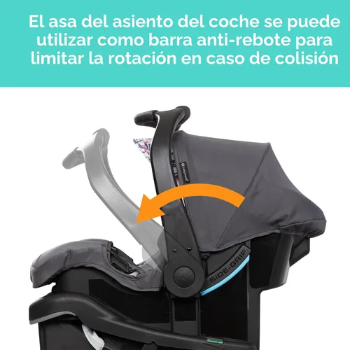 Vista 15 de Sistema de viaje Baby Trend EZ Ride SE con asiento de seguridad para bebé, Bluebell