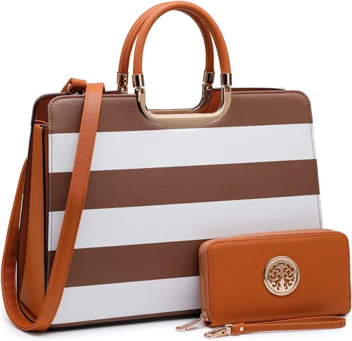 Vista 18 de Bolso de mano para mujer con asa superior, bolso de hombro, bolso tipo tote, cartera con billetera a juego 2-azul cocodrilo