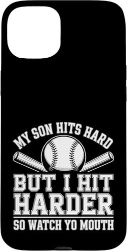 Vista 9 de My Son Hits Hard But I Hit Harder So Watch Yo Mouth - Case for iPhone 16