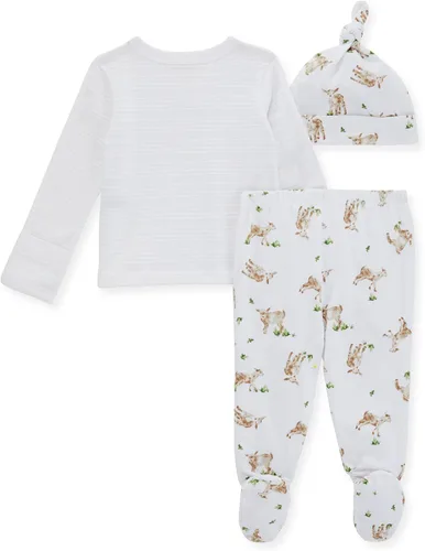 Vista 2 de Burt's Bees Baby Take Me Home Set, 3-piece Top, Pant, and Hat Bundle