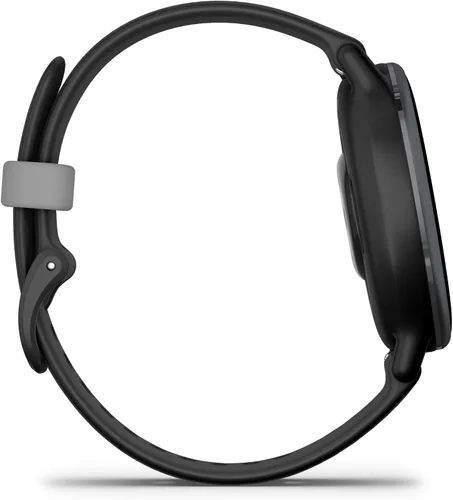 Vista 7 de Garmin vivoactive 5 - Reloj inteligente con GPS de salud y fitness para hombres y mujeres con bisel de aluminio pizarra, caja negra y banda