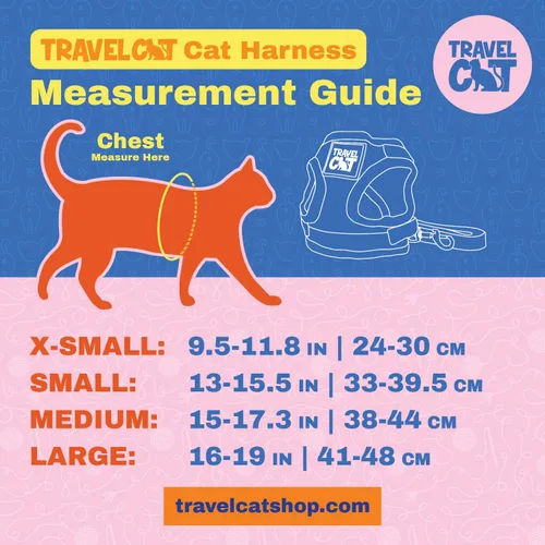 Vista 6 de Travel Cat Paquete de mochila para transportar navegador, arnés gris y correa retráctil, accesorios para gatos para viajes al aire libre, caminar