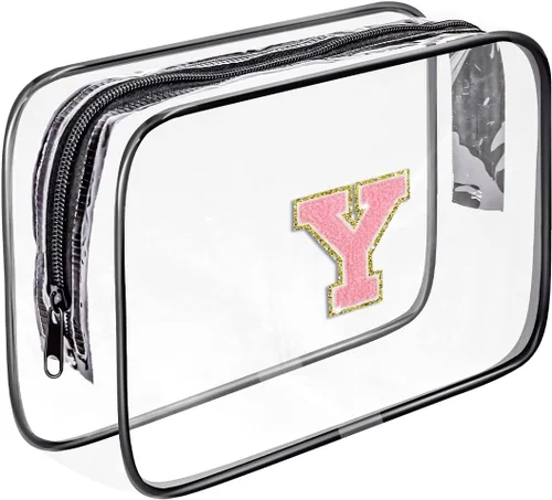 Vista 17 de Bolsa de aseo transparente Fodofodo, bolsa de aseo de viaje portátil, bolsa de maquillaje impermeable, organizador de almacenamiento de cosméticos