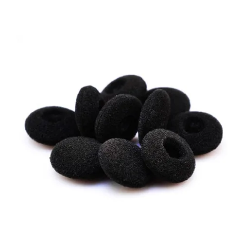 Vista 2 de uxcell 100 piezas de almohadillas de repuesto para auriculares de esponja negra