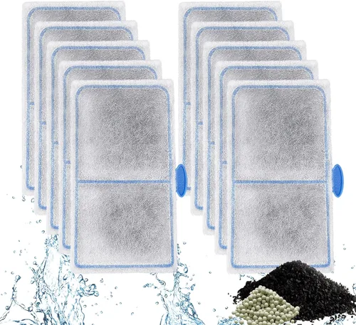 Vista 5 de driamor Paquete de 6 cartuchos de filtro compatibles con EF-S Element y BF5 BETTAFLO filtro, cartucho de filtros de repuesto para pecera gruesa