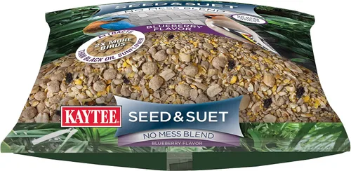 Vista 3 de Kaytee Semillas y Sebo Mezcla Sin Desorden Sabor Arándano 10 Libras
