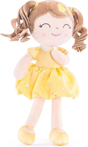 Vista 10 de Gloveleya Muñeca bebé niña regalos juguetes de peluche rizados para niñas de 2 a 4 años juguetes de amor para niños pequeños rosa B2rosa
