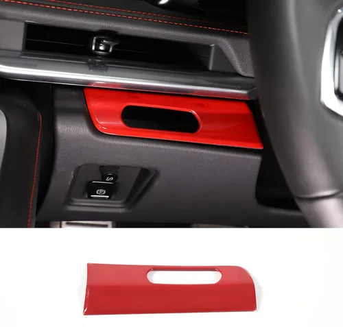 Vista 2 de CHEAYAR Cubierta del panel del botón del interruptor de los faros compatibles con Chevrolet Corvette C8 Stingray 1LT 2020-2023, cubierta del marco