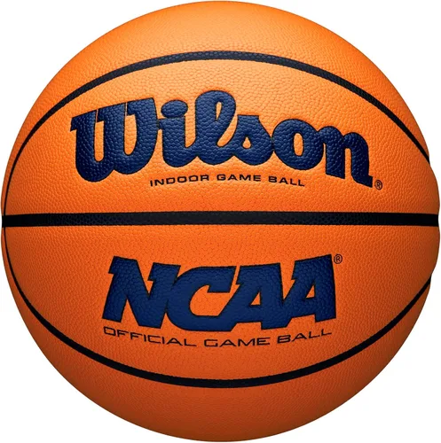 Vista 13 de Wilson NCAA Evo NXT Balones de Baloncesto Oficiales para Juegos en Interiores - Tamaños 6 y 7