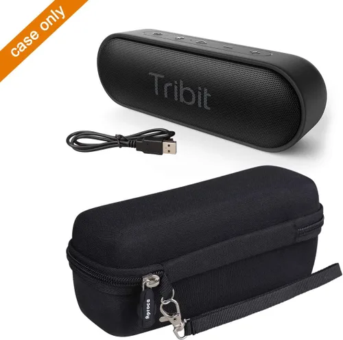 Vista 3 de Aproca Bolsa de viaje de almacenamiento duro para altavoces Tribit XSound Go Bluetooth (negro)